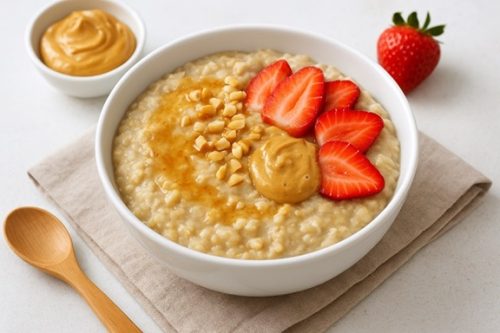 اوتمیل کره بادام زمینی